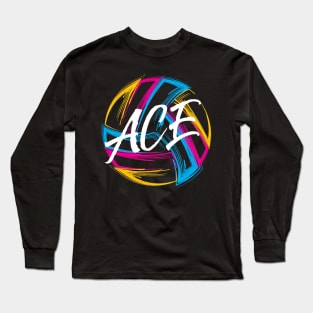 Volleyball ACE Tee Shirt Long Sleeve T-Shirt